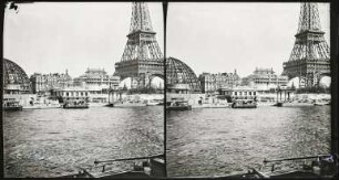 Paris. Abbau Weltausstellung 1900. Marsfeld und linkes Seineufer
