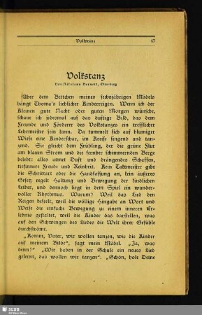 Volkstanz