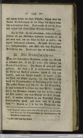 38. Die Dampfmaschine