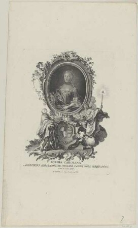 Bildnis der Sophia Carolina von Brandenburg-Bayreuth