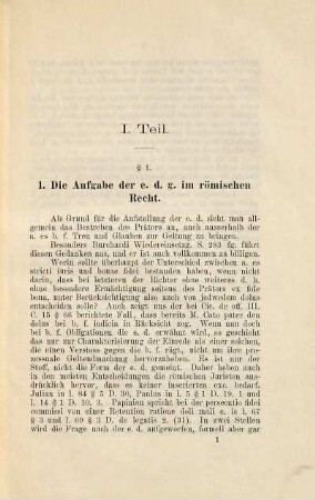 Die exceptio doli generalis