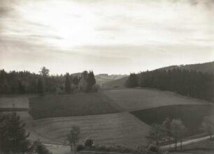Landschaft in der Nähe des Sattelberges