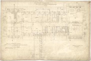 Billing, Hermann; Singen; Krankenhaus - Wirtschaftsgebäude (Grundriss Keller)