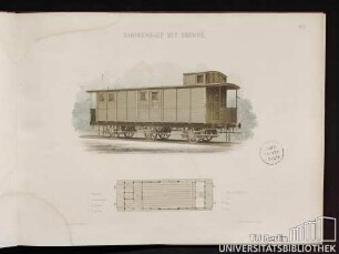 Bl. 2. Bagagewagen mit Bremse.