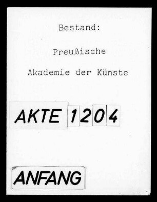 Meisterschule für musikalische Komposition Franz Schreker
