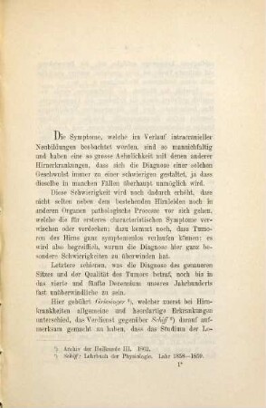 Ein Fall von glioma cerebelli : Würzb. Inaug.-Diss.
