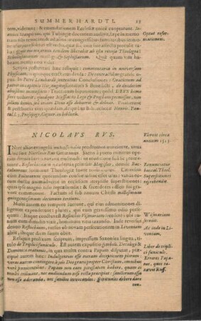 Nicolaus Rus.
