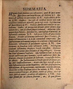 Dissertatio prima, eaque inauguralis considerans juridice testamentum Alberti, Marchionis Brandenburgici, primi ducis Prussiae