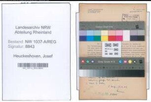 Entnazifizierung Josef Heuckeshoven , geb. 17.01.1901 ()