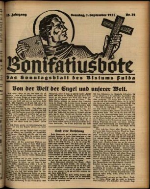 Ausgabe vom Sonntag, den 01. September 1935.