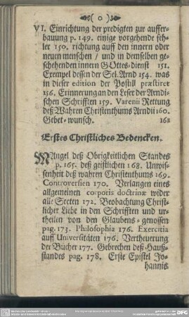 Erstes Christliches Bedencken