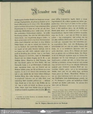 Alexander von Dusch