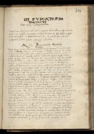 De purgatorio tractatus, Ausz.