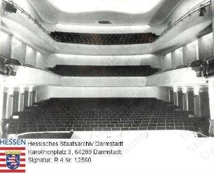 Gießen, Stadttheater / Zuschauerraum (nach dem 2. Weltkrieg renoviert)