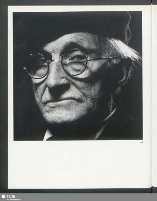 August Sander. Photograph. 1956