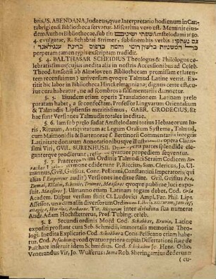 Ex historia Hebraeorum literaria de Talmudis versionibus