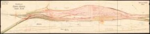 Gebirgsbahn Freiburg-Ruhbank in Schlesien Schinkelwettbewerb 1911: Bahnhof Ruhbank: Lageplan 1:1000