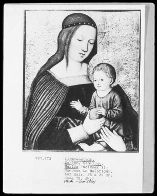 Madonna in Halbfigur