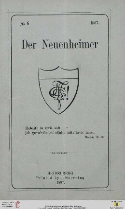 Der Neuenheimer: the magazine of Neuenheim College, Heidelberg, Germany