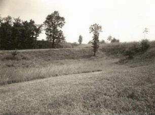 Nossen-Ziegenhain. Burgberg. Südwestecke des Walles