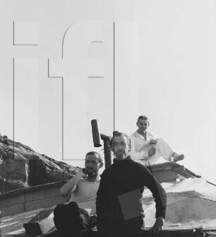 Wordie-Bucht : Heinrich Ehrich, Gustav Scheidweiler und Hannes Semkat