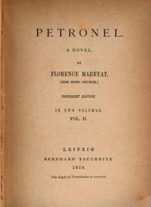 Petronel : a novel. 2