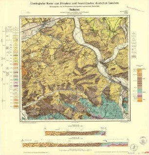4513 Neheim, Geologische Karte von Preußen und benachbarten deutschen Ländern