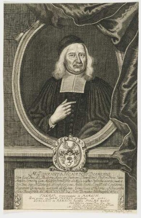 Bildnis des M. Johannes Henricus Thamerus