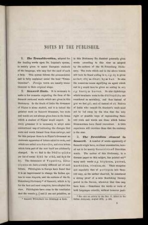 Notes by the publisher