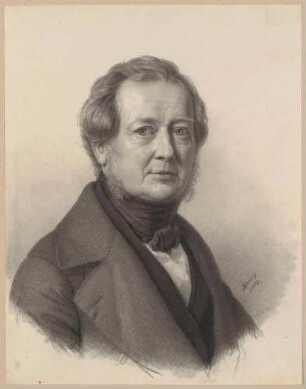 Selbstbildnis Hennig, Gustav Adolf (1797-1869), Maler, Graphiker