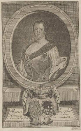 Bildnis von Maria Josepha, Königin in Polen