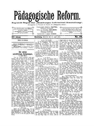 Die ersten schriftlichen Äußerungen