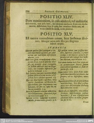 Positio XLV. Est tamen connubium ratum, licet hactenus illicitum; Ideoque natus inde filius pro illegitimo haberi nequit