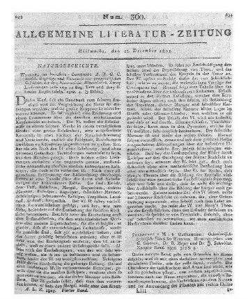 Lenz, J. G.: System der Mineralkörper. Mit Benutzung der neuesten Entdeckungen. Bamberg, Würzburg: Göbhardt 1800
