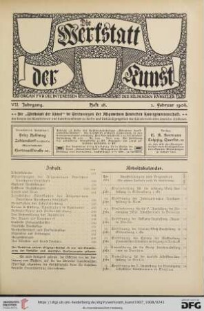 Heft 18 (3. Februar 1908)