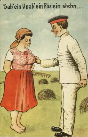 Sah' ein Knab' ein Röslein stehn...