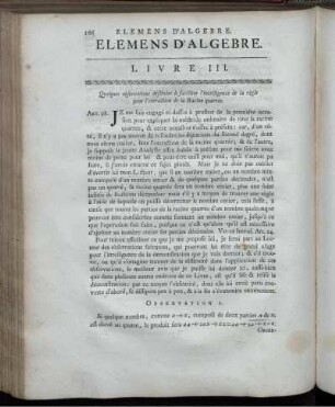 Livre III. Racine Quarrée.
