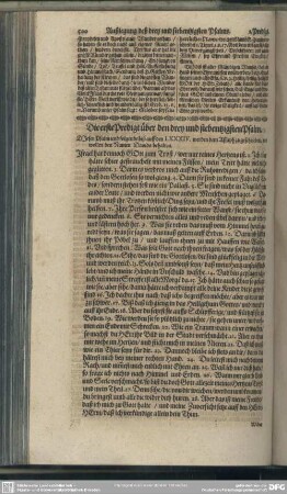 Die Predigten über den drey und siebentzigsten Psalm