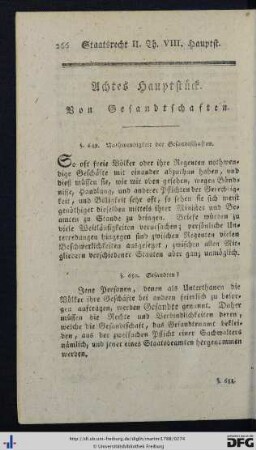 VIII. Hauptstück.