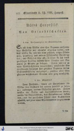 VIII. Hauptstück.