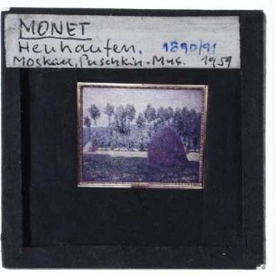 Monet, Heuhaufen bei Giverny (Moskau, Puschkin-Museum)