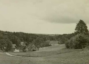Kleinvoigtsberg, Erzwäsche der Grube Alte Hoffnung Gottes. Gesamtansicht von Nordwesten