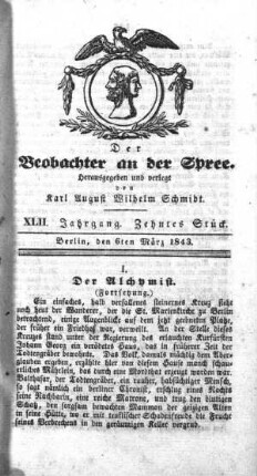 10. Stueck, 6. Maerz 1843