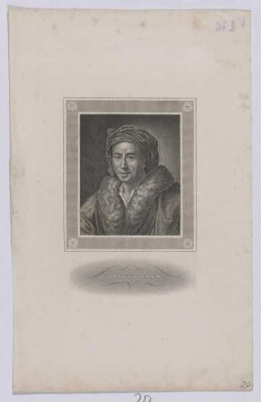 Bildnis des Johann Joachim Winckelmann