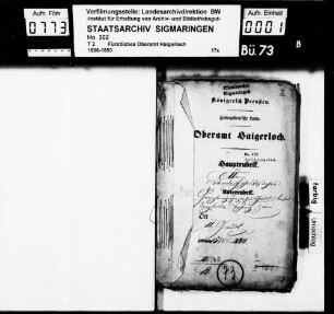 Grenzbereinigung zwischen Gruol und Bernstein, Bergfelden, Kirchberg und Heiligenzimmern