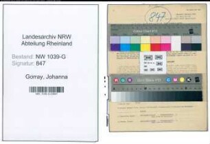 Entnazifizierung Johanna Gorray , geb. 21.01.1916 (Grosshaendler)