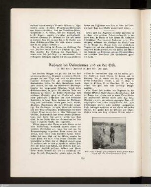 Ruhezeit bei Valenciennes und an der Oise