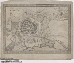 Neuester Grundriss der Stadt Leipzig