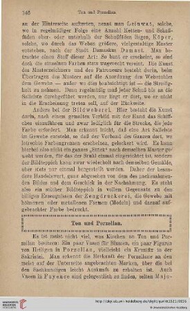 Ton und Porzellan
