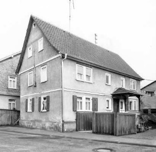 Fachwerkwohnhaus; Nidda, Bachgasse 22